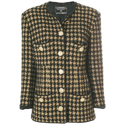 houndstooth chanel|chanel jacket price.